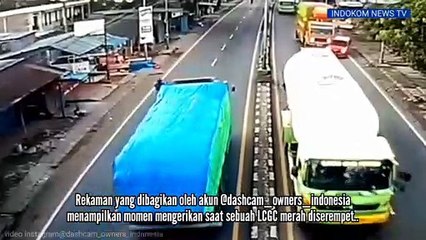 Kecelakaan Maut Antara Mobil LCGC dan Truk
