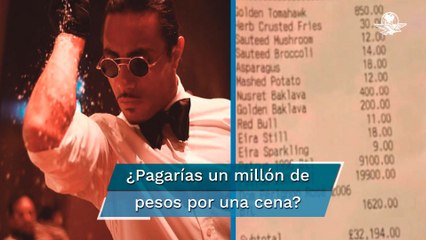 Van a nuevo restaurante y les cobran más de 1 millón de pesos