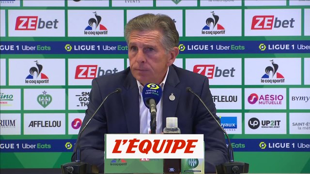 Puel : «Le coeur énorme de mes joueurs» - Foot - L1 - Saint-Etienne