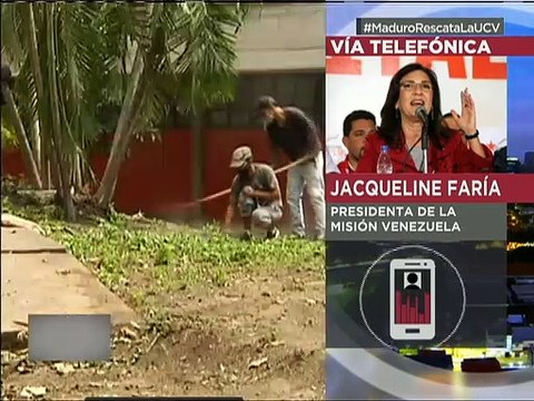 Presidenta de la Misión Venezuela Bella destacó avances en la recuperación de espacios de la UCV