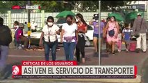 ¿Qué opina la población sobre el transporte público?