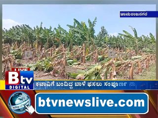 ಚಾಮರಾಜನಗರ ಜಿಲ್ಲೆಯಲ್ಲಿ ಕಳೆದ ಒಂದು ವಾರದಿಂದ ಸುರಿಯುತ್ತಿರುವ ಮಳೆಯಿಂದ ಕೃಷಿ ಬೆಳೆಗಳು ಹಾಳಾಗ್ತಿವೆ..!