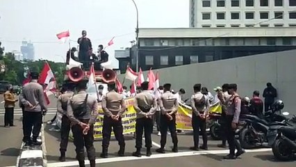 Unjuk Rasa di Gedung Merah Putih, KAKI Kalsel: Kasus OTT KPK di HSU Harus Tuntas, Juga Dugaan Korupsi di Batola