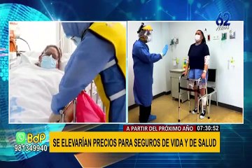 Seguros de vida y salud se elevarían hasta en 30% desde el 2022