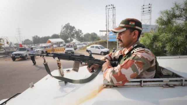 From ground to sky, high security arrangements in Kashmir