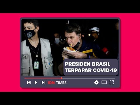 SEMPAT REMEHKAN VIRUS CORONA, PRESIDEN BRASIL KINI TERINFEKSI COVID 19