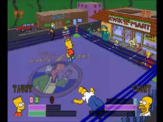 The Simpsons Wrestling online multiplayer - psx