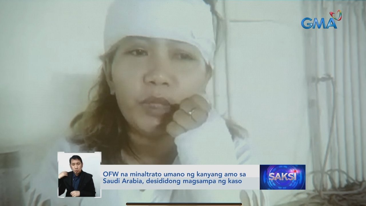 OFW na minaltrato umano ng kanyang amo sa Saudi Arabia, desididong magsampa ng kaso | Saksi
