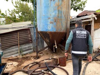 İstanbul'da 73 bin litre kaçak akaryakıt ele geçirildi