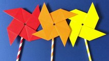 Paper Pinwheel - Origami Crafts