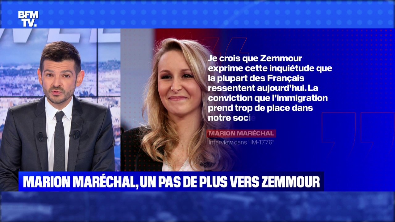 Marion Maréchal, un pas de plus vers Zemmour - 23/10