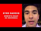 Menpora Malaysia Syed Saddiq Meminta Maaf ke Indonesia