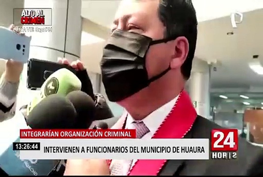 Huacho: intervienen a funcionarios de la Municipalidad de Huaura
