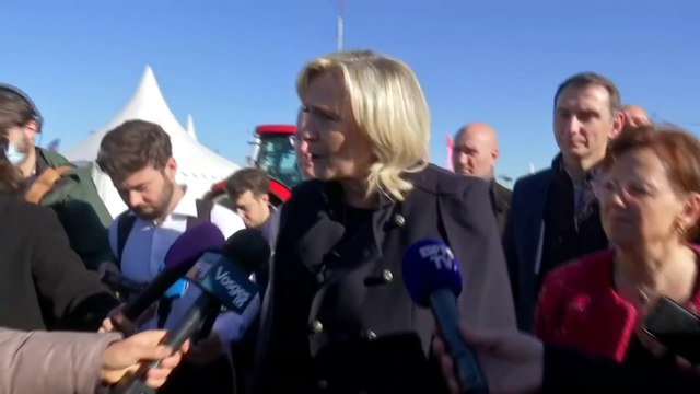 Il y a une arrière-pensée électoraliste : Marine Le Pen critique à l'égard du chèque inflation
