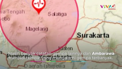 Belasan Gempa Terjadi di Salatiga hingga Ambarawa
