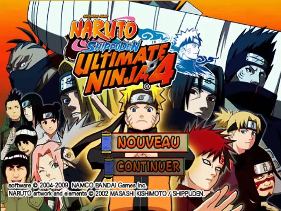 Naruto Shippuden: Ultimate Ninja 4 online multiplayer - ps2