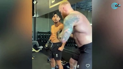 La Montaña y un campeón del mundo de boxeo se pegan con todas sus fuerzas