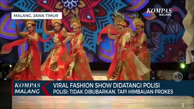 Viral Polisi Datangi Malang Fashion Week, Polresta: Bukan Dibubarkan, Tapi Himbauan Prokes