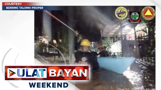 ULAT PROBINSYA: Higit 100 pamilya, inilikas kasunod ng matinding pag-ulan sa Davao City