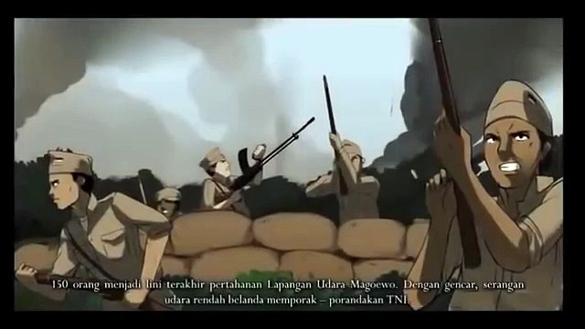 Film Perjuangan Agresi Militer ke II Belanda Versi Animasi Kartun YouTube_360p