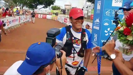 La Mafataise Gilberte Libel remporte le Trail de Bourbon