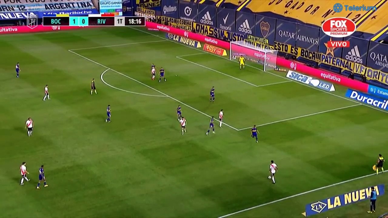 Torneo LPF 2021: Boca 1 - 0 River (Primer Tiempo)