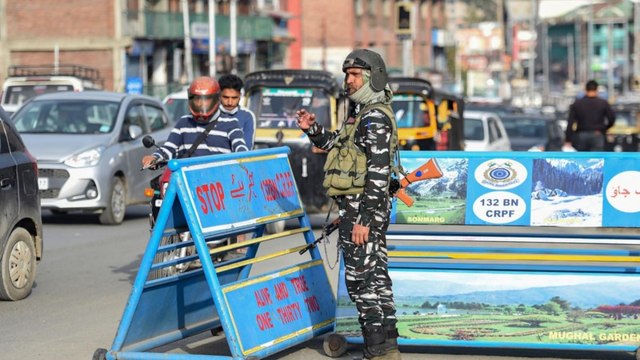Amit Shah Kashmir visit, valley turned into a fortress
