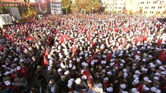 ESKİŞEHİR - Cumhurbaşkanı Erdoğan: Mİlli elektrikli ana hat lokomotif imalatı projesini hayata geçiriyoruz