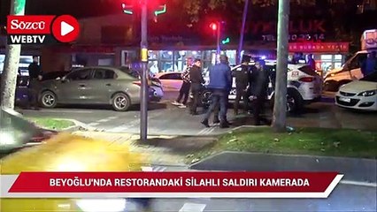 Beyoğlu’nda silahlı saldırı