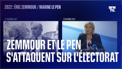 Trop "populaire" ou "bourgeois" ? Comment Éric Zemmour et Marine Le Pen s’attaquent sur leur stratégie électorale