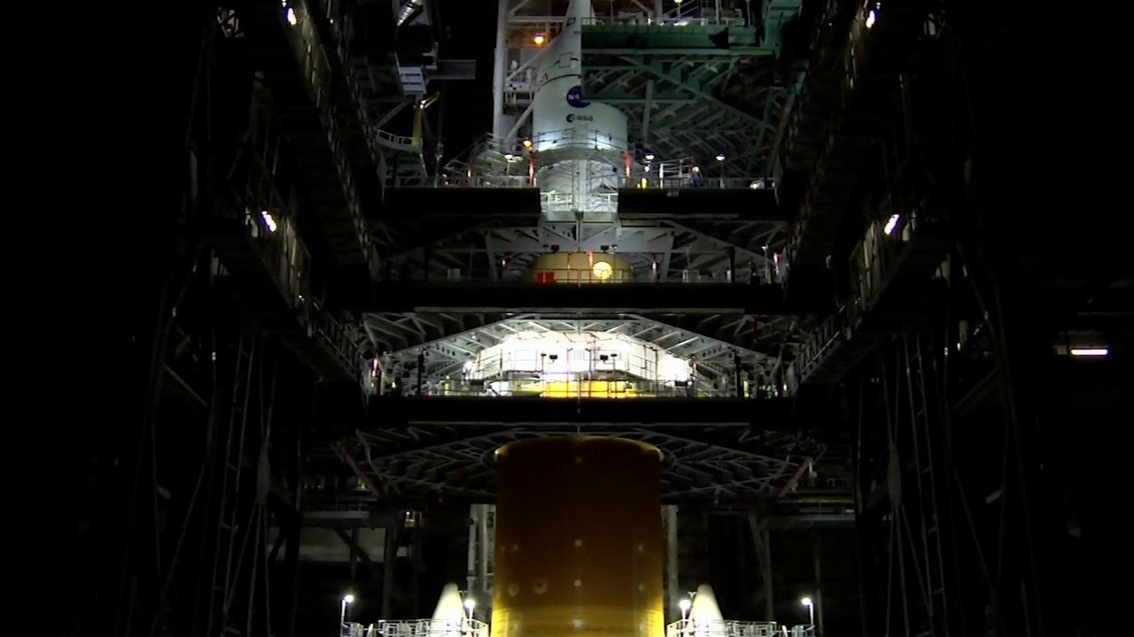 La Nasa dévoile des images de sa nouvelle fusée pour ses prochaines missions autour de la Lune