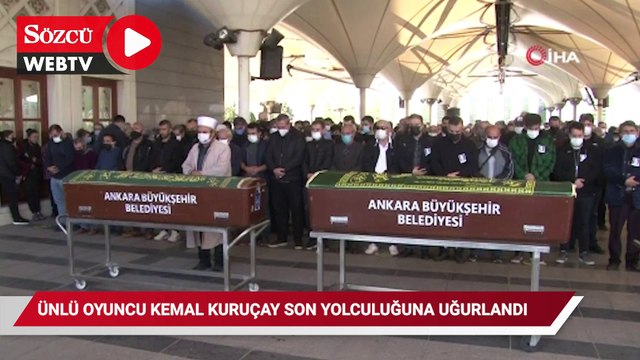Ünlü oyuncu Kemal Kuruçay son yolculuğuna uğurlandı