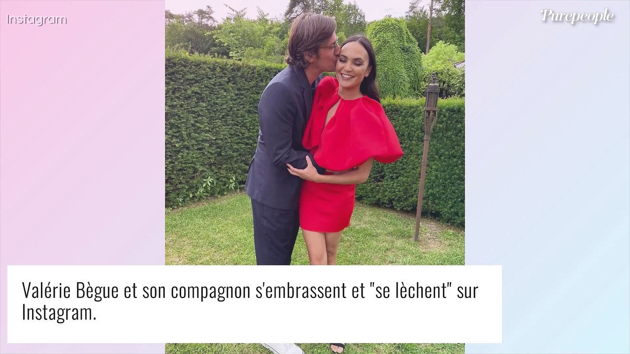 Valérie Bègue, amoureuse coquine : elle embrasse et lèche son compagnon George Yates