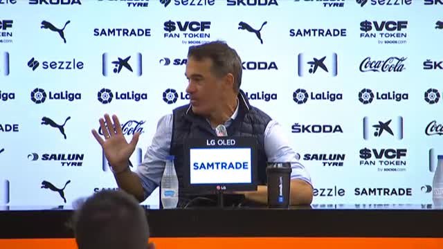 Luis García: Todas las decisiones arbitrales a partir de la expulsión han favorecido al Valencia