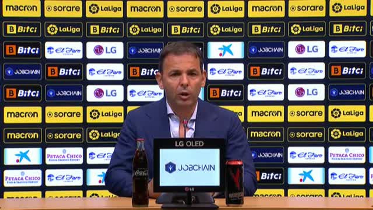 Cervera: "El partido no es malo, pero el resultado es muy muy malo"