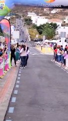 Accidente durante una prueba ciclista en El Hierro