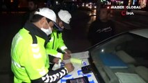 Aksaray'da alkollü araç kullanırken yakalanan sürücü: Kanuna karşı boynumuz kıldan ince