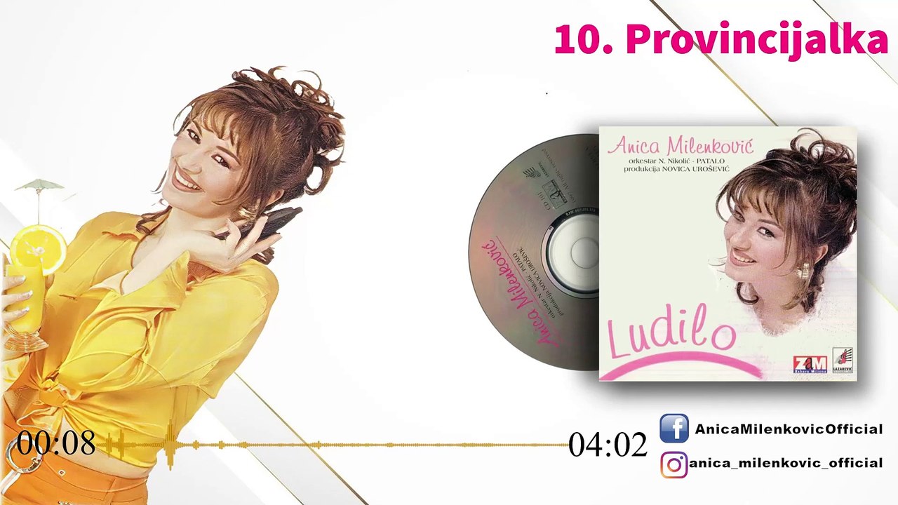 Anica Milenkovic - Provincijalka - (Official Audio 1997)