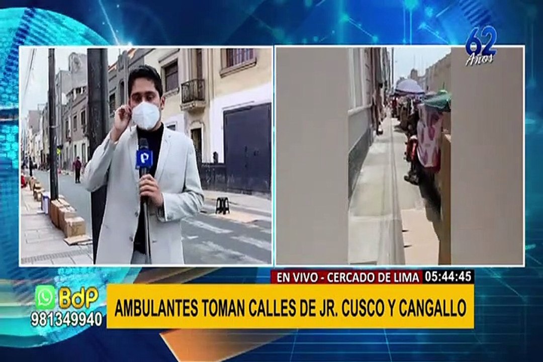 Vendedores ambulantes toman y “lotizan” calles en el Cercado de Lima