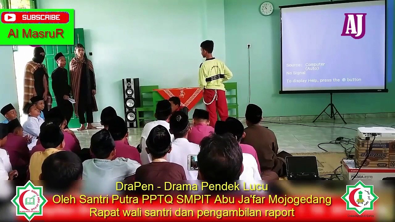 DraPen   Drama Pendek Lucu Oleh Santri Putra PPTQ SMPIT Abu Ja'far Mojogedang