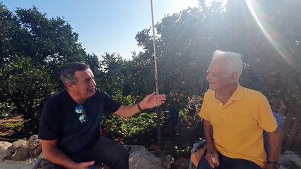 Blas Donate, la alegría de la huerta: con 91 años no quiere dejar de sachar papas
