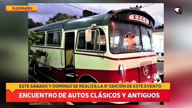 Encuentro de autos clásicos y antiguos