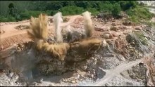 Quarry 25000 Tons of rock blasted in Malaysia