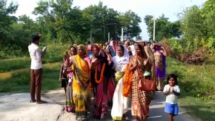 Election prachar pradhan village in bihar india