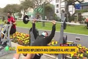 Vida saludable: Municipalidad de San Isidro implementa gimnasios al aire libre