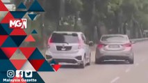 MG Viral : Dua Kenderaan Memandu Secara Bahaya Ditahan Polis