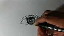 Tutorial menggambar mata realis dengan pensil