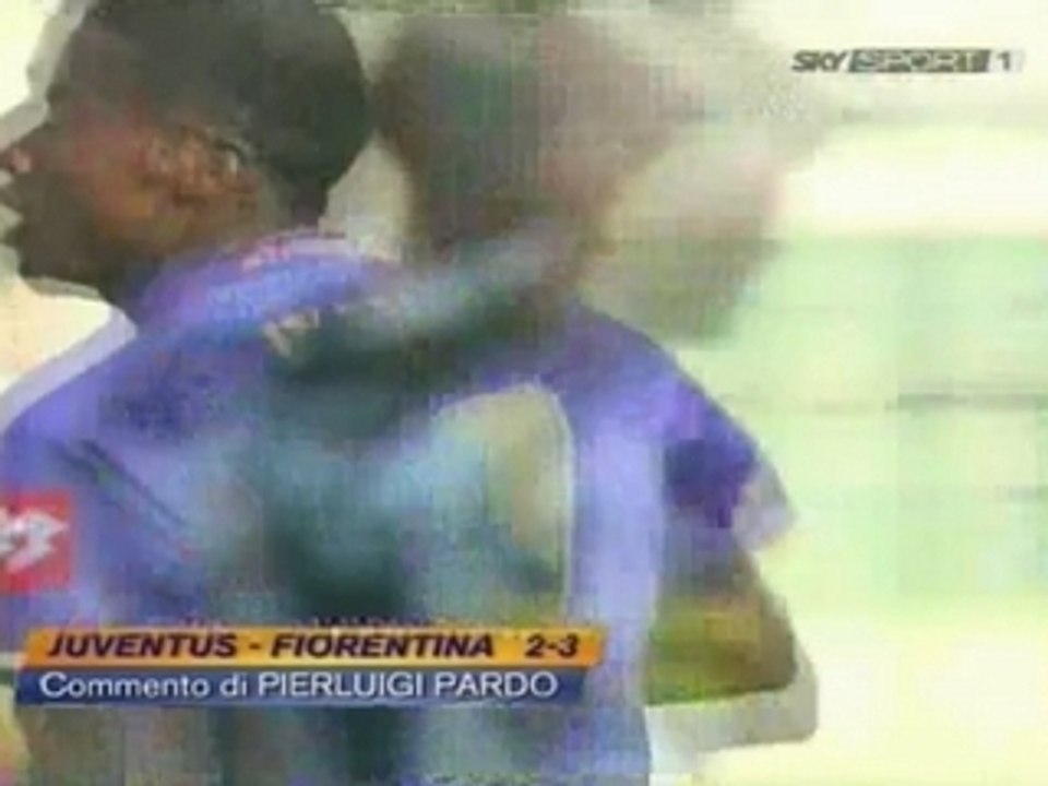 Juventus - Fiorentina 2-3 highlights sintesi (02/03/08)