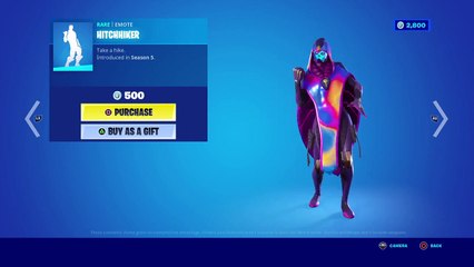 HITCHHIKER “EMOTE” (RARE) 500 V BUCKS - FORTNITE SEASON 5