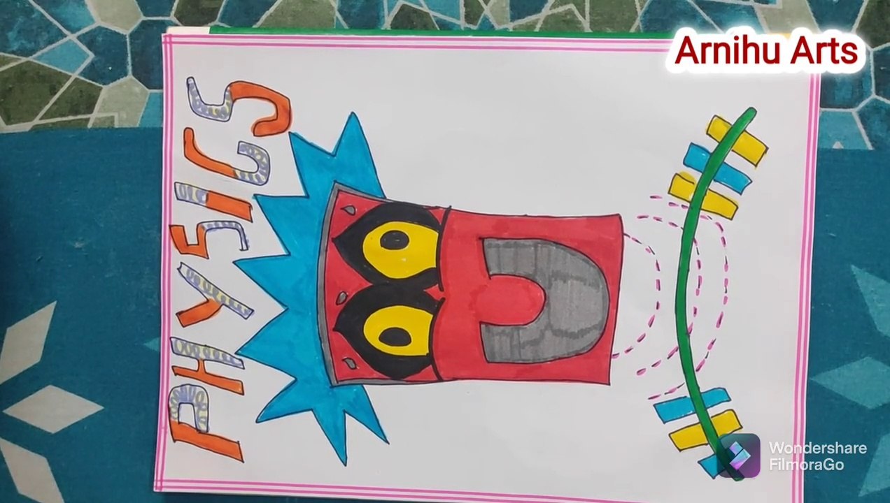 Physics Project Cover Page Design